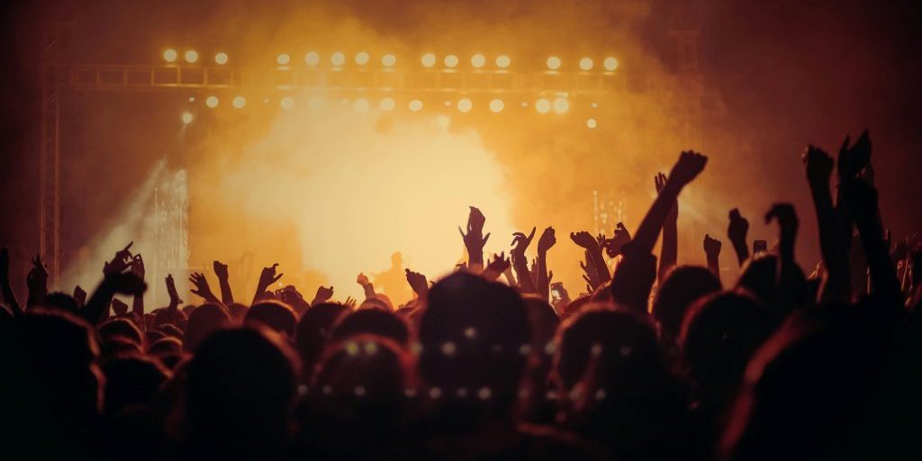 Music Festival at the Rose bowl in Southampton